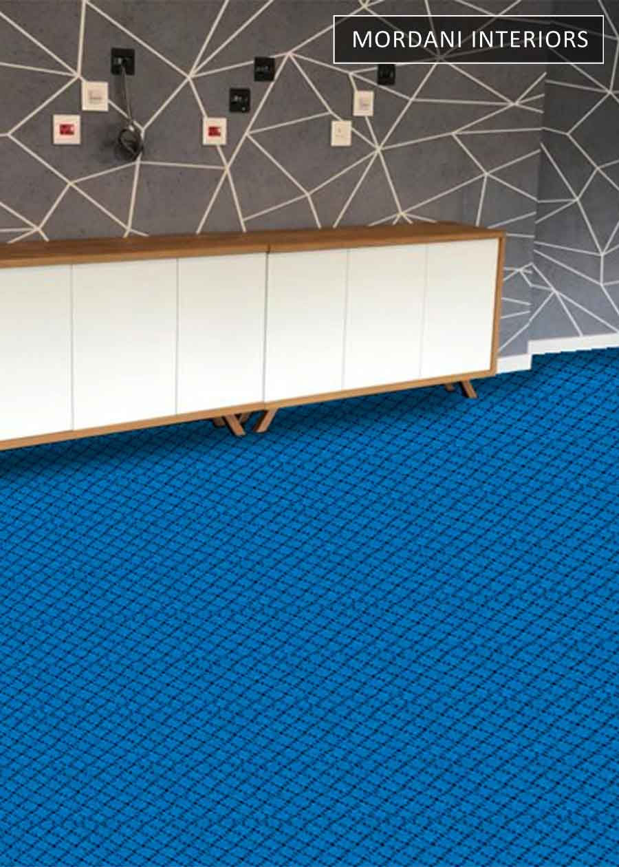 Blue Hego Rolex Wall to Wall Carpet