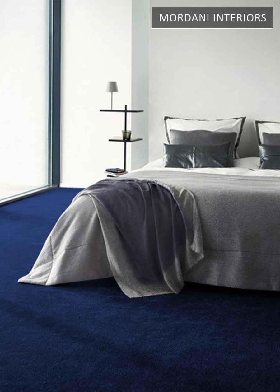 Navy blue Hego Peri Plus Wall to Wall Carpet