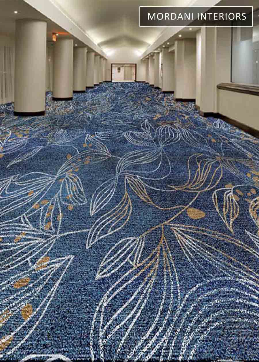 Royal Blue Fresco Wall to Wall Carpet