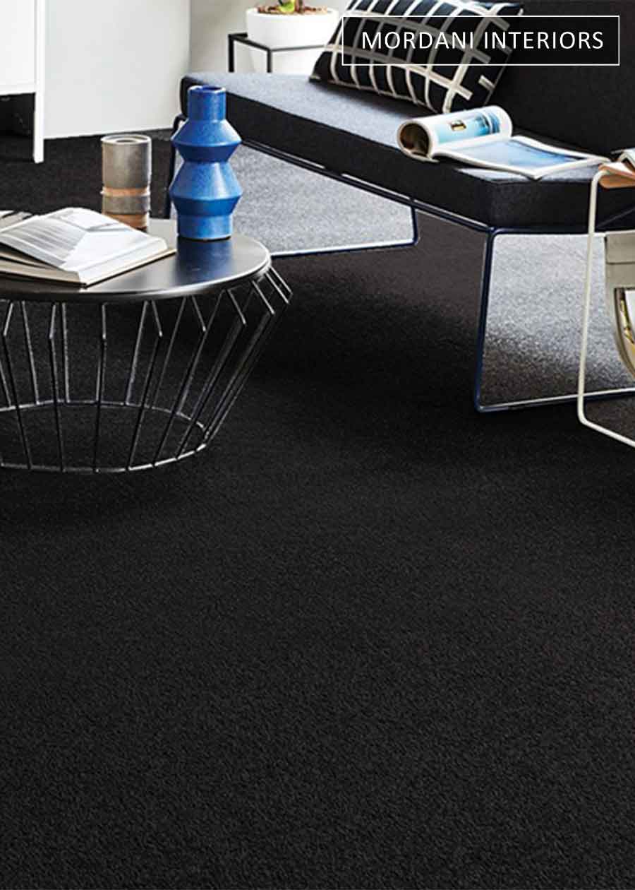 Black Hego Silky Plus Wall to Wall Carpet