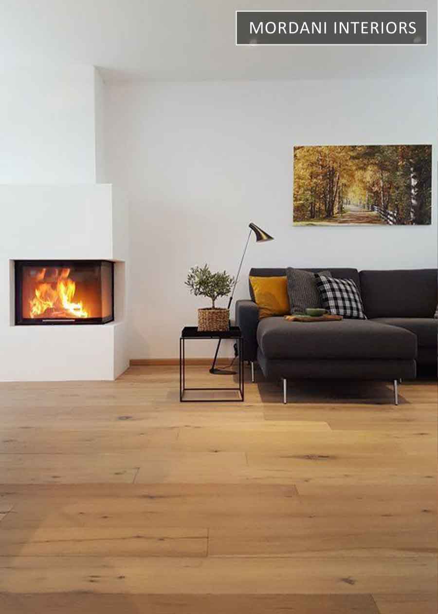 Wide Santis Oak Engineered Wooden Flooring