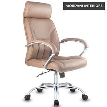 Areswell High Back Leather Chair