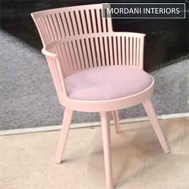 Evonne Pink Cafe Chair